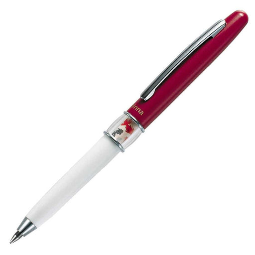 Zebra Minna Ballpoint Pen Wine/Goldfish Japanese Pattern Oil-Based - BA26-WR-Kiichin - The #1 Place for Japanese Goods in Your Hand!
