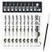 Zebra 10-Pack Black Ink Oil-Based Ballpoint Pen Refill Clip-On SK-0.7 Lead-Kiichin - The #1 Place for Japanese Goods in Your Hand!