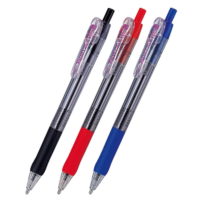 Zebra Oil-Based Ballpoint Pen Black Ink 1.6 Point with Tapli Clip 5-Piece Pack-Kiichin - The #1 Place for Japanese Goods in Your Hand!