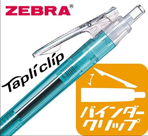 Zebra Tapuri Clip Black Ballpoint Pen 0.4mm Oil-Based 10 Pieces Bundle-Kiichin - The #1 Place for Japanese Goods in Your Hand!