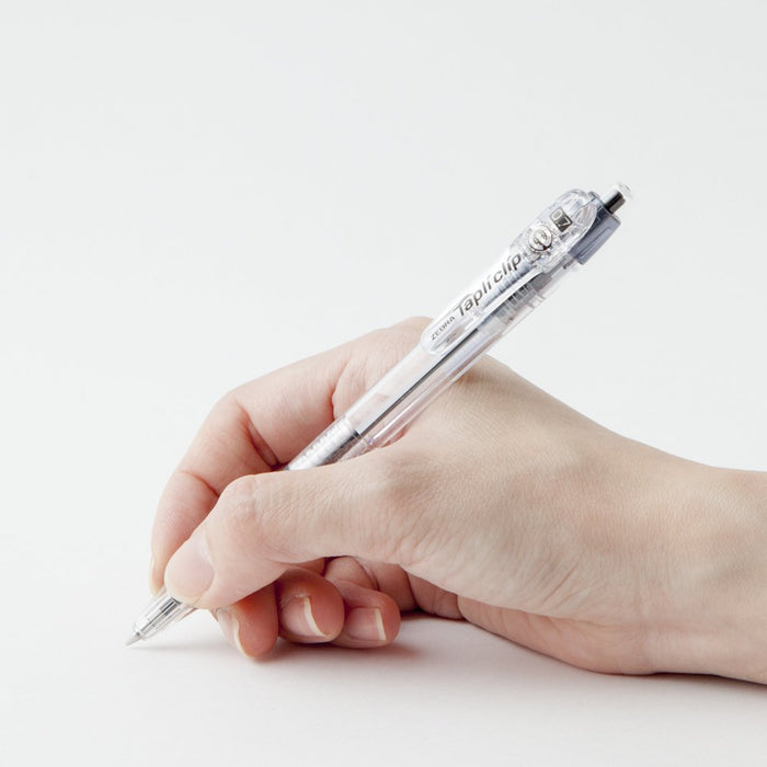 Zebra 0.7 Black Oil-Based Ballpoint Pen Tapuri Clip 10-Pack-Kiichin - The #1 Place for Japanese Goods in Your Hand!
