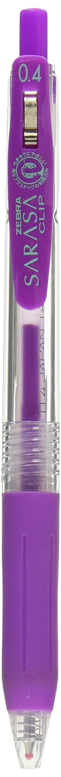 Zebra Sarasa Clip Purple Pen 0.4mm - High-Quality Writing by Zebra-Kiichin - The #1 Place for Japanese Goods in Your Hand!