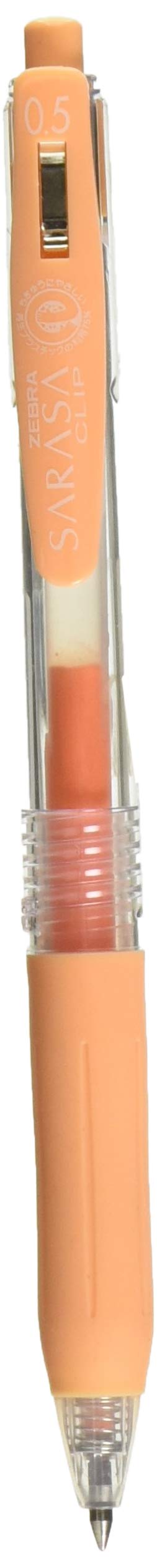 Zebra Sarasa Clip 0.5mm Gel Ballpoint Pen Milk Orange-Kiichin - The #1 Place for Japanese Goods in Your Hand!