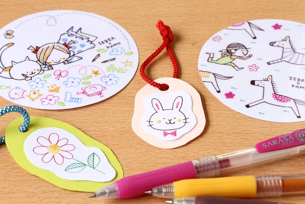 Zebra Sarasa Clip 0.5 Pink Gel Ballpoint Pen Water-Based Ink-Kiichin - The #1 Place for Japanese Goods in Your Hand!