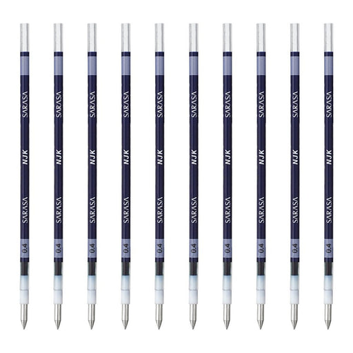 Zebra Prefeel Sarasa Ballpoint Pen Refill Blue Black Njk-0.4 Lead 10 Pieces-Kiichin - The #1 Place for Japanese Goods in Your Hand!