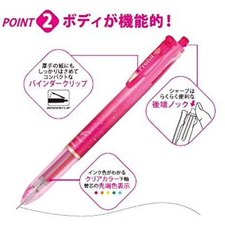 Zebra Prefeel Sarasa Ballpoint Pen Refill 0.4 Lead Purple 10 Pieces Pack-Kiichin - The #1 Place for Japanese Goods in Your Hand!