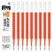 Zebra Sarasa JF-0.5 Gel Ballpoint Pen Refill Lead Orange 10 Pack-Kiichin - The #1 Place for Japanese Goods in Your Hand!