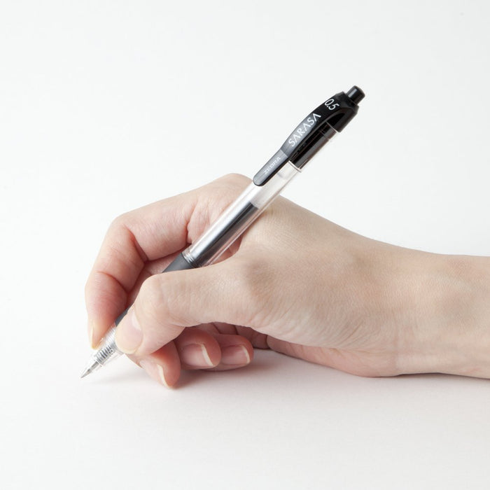 Zebra Sarasa 0.5 Black Gel Ballpoint Pen Pack of 5-Kiichin - The #1 Place for Japanese Goods in Your Hand!