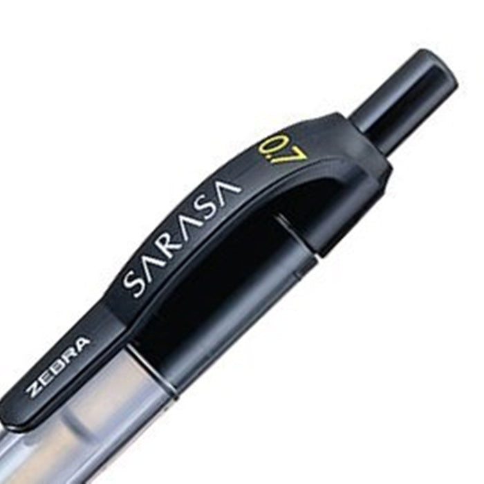 Zebra Sarasa 0.7 Gel Ballpoint Pen in Black Pack of 5-Kiichin - The #1 Place for Japanese Goods in Your Hand!