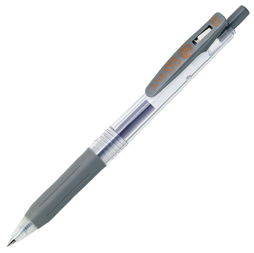 Zebra Sarasa Clip 0.3 Gray Gel Ballpoint Pen Set 10 Pieces-Kiichin - The #1 Place for Japanese Goods in Your Hand!