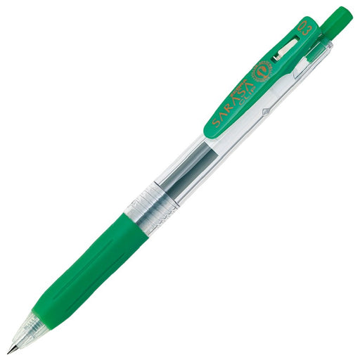 Zebra Sarasa Clip 0.3 Gel Ballpoint Pen 10-Pack Green - B-Jjh15-G-Kiichin - The #1 Place for Japanese Goods in Your Hand!