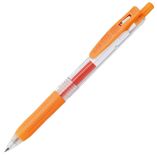 Zebra Sarasa Clip 0.3 Gel Ballpoint Pen Pack of 10 Orange - B-Jjh15-Or-Kiichin - The #1 Place for Japanese Goods in Your Hand!