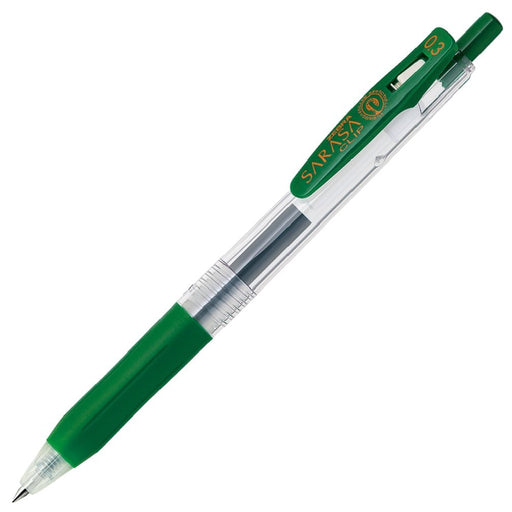 Zebra Sarasa Clip 0.3 Viridian Gel Ballpoint Pen Pack of 10-Kiichin - The #1 Place for Japanese Goods in Your Hand!