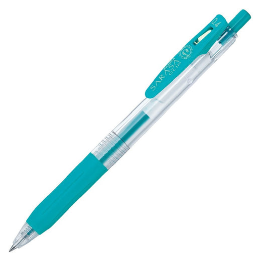 Zebra Sarasa Clip Gel Ballpoint Pen 0.4 Blue Green Pack of 10-Kiichin - The #1 Place for Japanese Goods in Your Hand!