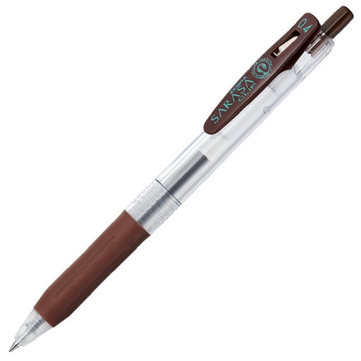 Zebra Sarasa Clip 0.4 Gel Ballpoint Pen in Brown Pack of 10-Kiichin - The #1 Place for Japanese Goods in Your Hand!