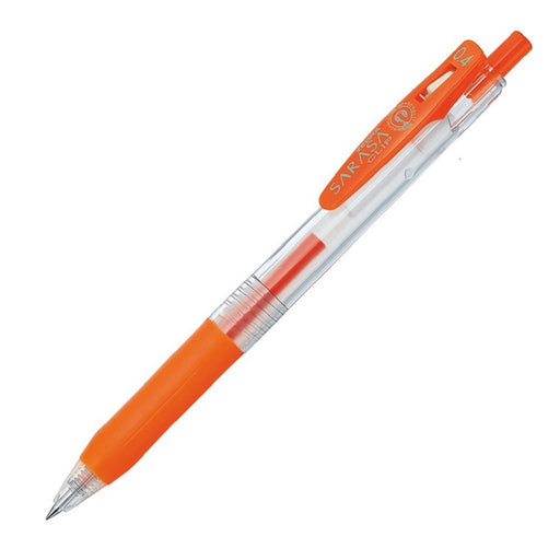 Zebra Sarasa Clip Gel Ballpoint Pen 0.4 Red Orange Pack of 10-Kiichin - The #1 Place for Japanese Goods in Your Hand!