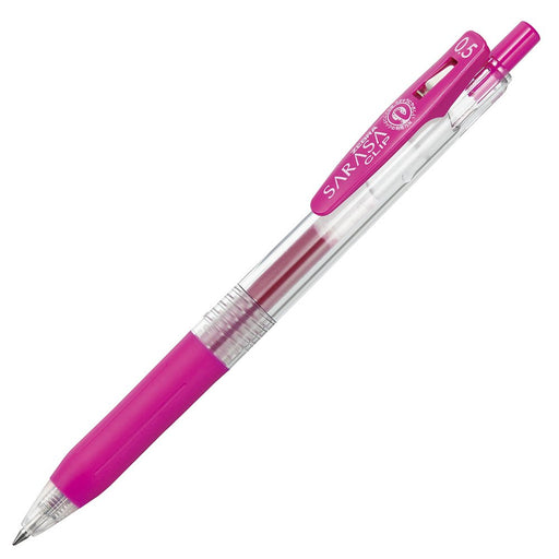Zebra Sarasa Clip 0.5 Magenta Gel Ballpoint Pen 10-Piece Set-Kiichin - The #1 Place for Japanese Goods in Your Hand!