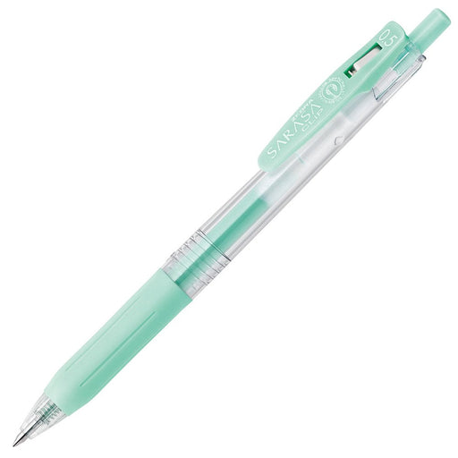 Zebra Sarasa Clip Gel Ballpoint Pens 0.5 Milk Blue Green Pack of 10-Kiichin - The #1 Place for Japanese Goods in Your Hand!