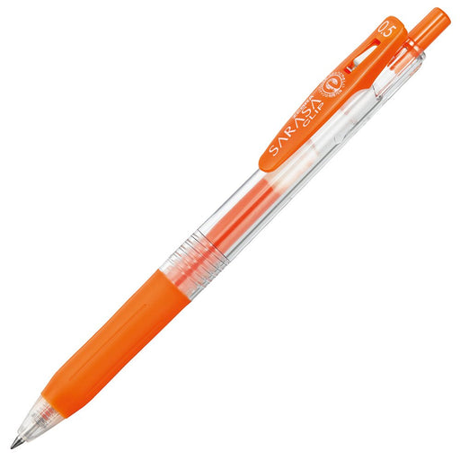 Zebra Sarasa Clip Gel Ballpoint Pen 0.5 Red Orange Pack of 10-Kiichin - The #1 Place for Japanese Goods in Your Hand!
