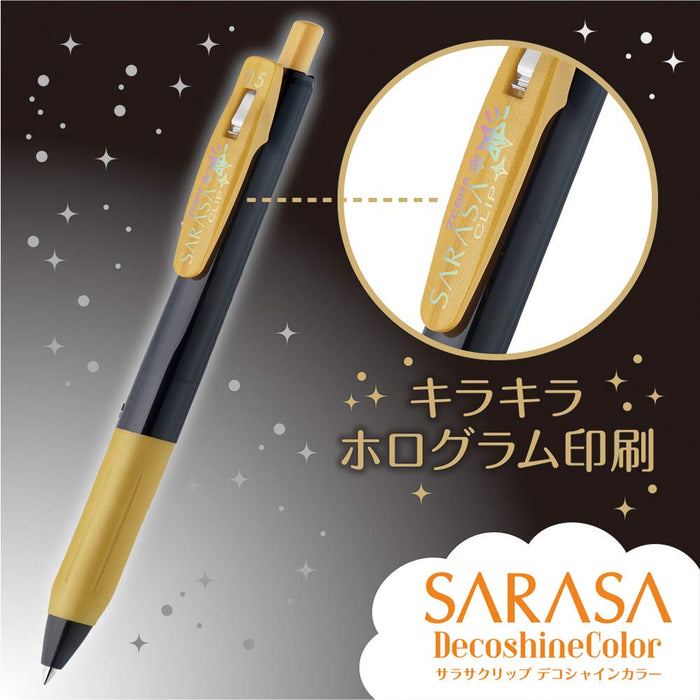 Zebra Sarasa Clip Shiny Red Gel Ballpoint Pen 0.5mm 10-Pack - Zebra-Kiichin - The #1 Place for Japanese Goods in Your Hand!