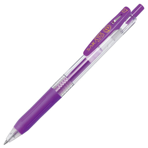 Zebra Sarasa Clip 0.7 Purple Gel Ballpoint Pen Pack of 10-Kiichin - The #1 Place for Japanese Goods in Your Hand!