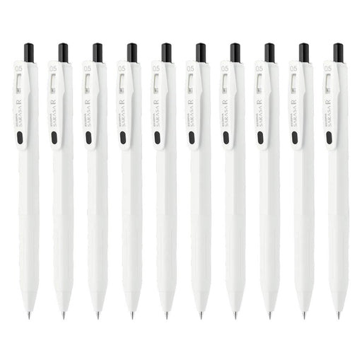 Zebra Sarasa R 0.5mm Black Gel Ballpoint Pens Pack of 10-Kiichin - The #1 Place for Japanese Goods in Your Hand!