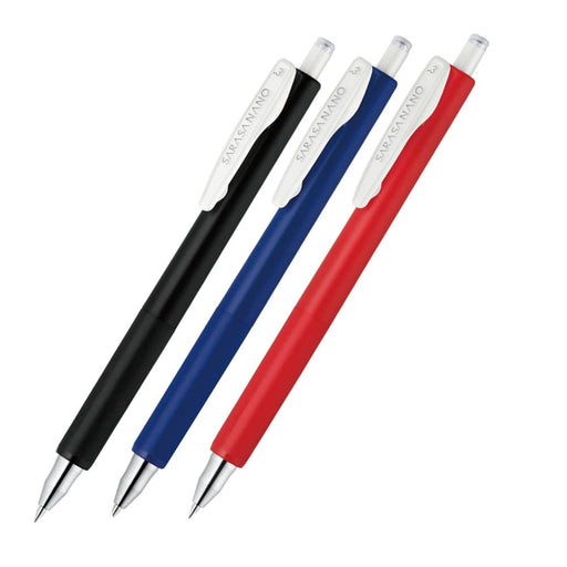 Zebra 3 Color Set Sarasanano Gel Ballpoint Pen Black Red Blue 0.3mm - JJH72-3C-AZ-Kiichin - The #1 Place for Japanese Goods in Your Hand!