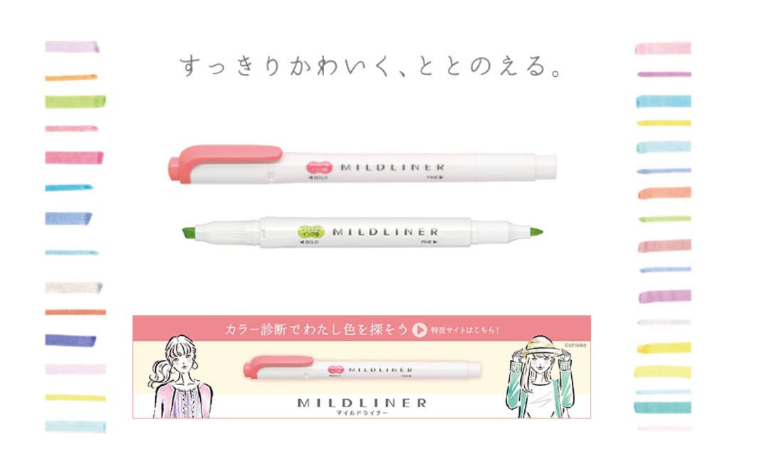 Zebra Mild Liner Green Highlighter Pack of 10 - B-Wkt7-Mg-Kiichin - The #1 Place for Japanese Goods in Your Hand!