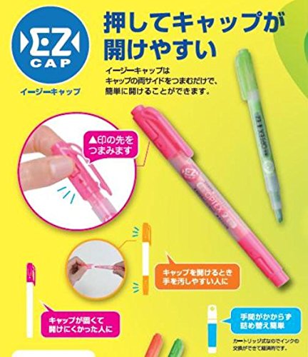 Zebra Optex 2 Ez 10-Color Highlighter Pack - Zebra Wkt11-10C-Kiichin - The #1 Place for Japanese Goods in Your Hand!