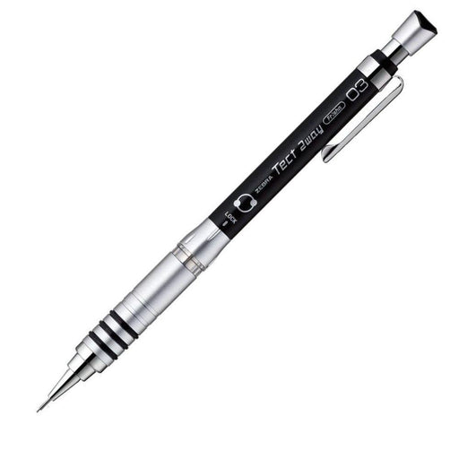 Zebra Tect Two Way Mechanical Pencil Smooth Black MAS41-BK Precision 0.3mm-Kiichin - The #1 Place for Japanese Goods in Your Hand!
