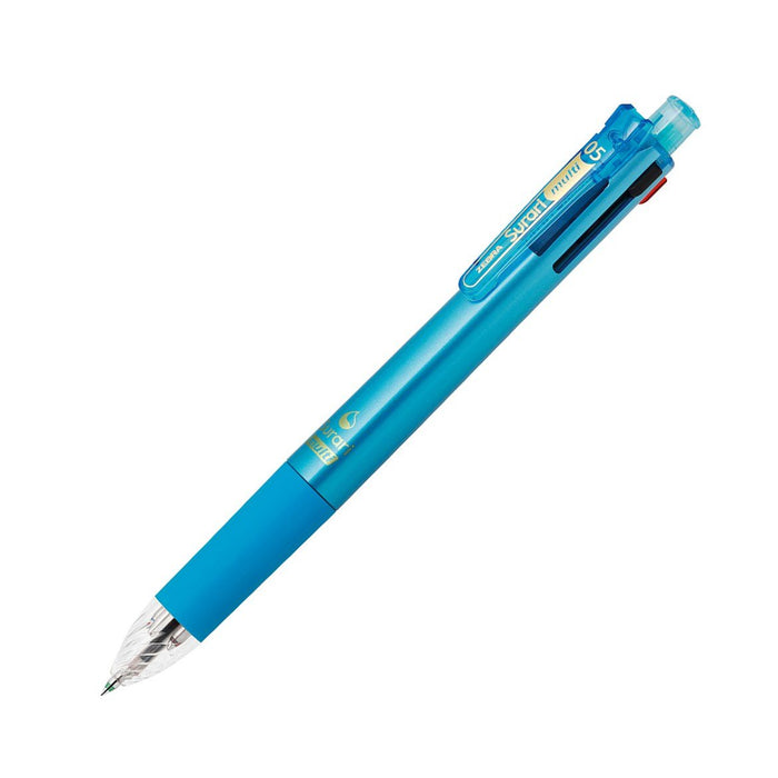Zebra Multicolor 0.5mm Light Blue Pen Zebra Multi-Function 4-Colors B4Sas11-Lb-Kiichin - The #1 Place for Japanese Goods in Your Hand!