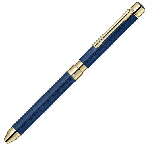 Zebra Multi-Function Shabo X SL6 Leather Navy Pen SB36-LNV-Kiichin - The #1 Place for Japanese Goods in Your Hand!