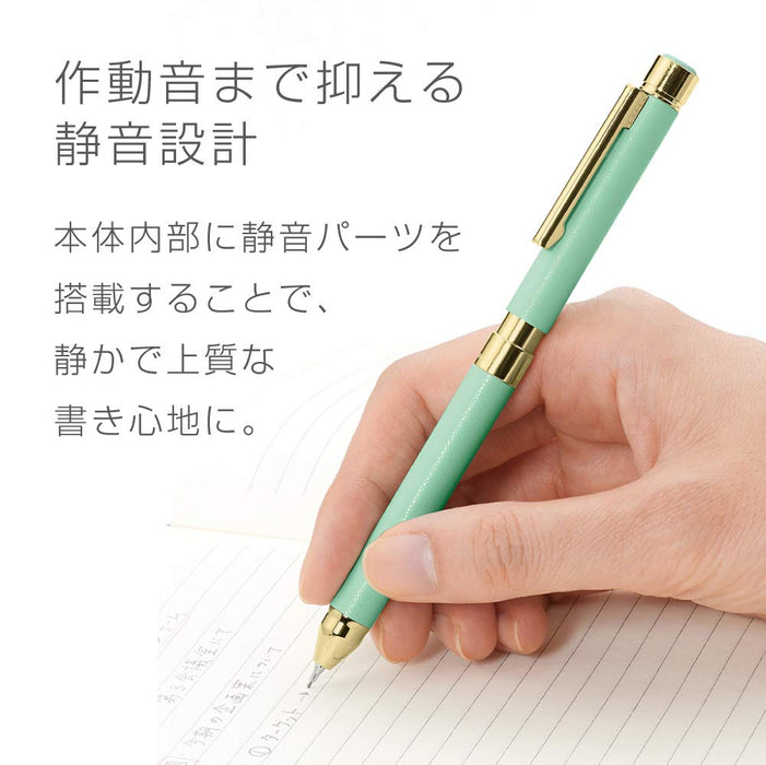 Zebra Multi-Function Shabo X SL6 Leather Navy Pen SB36-LNV-Kiichin - The #1 Place for Japanese Goods in Your Hand!