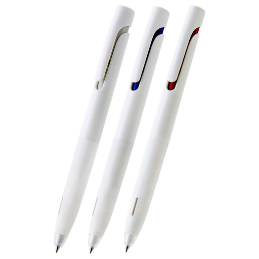 Zebra 3-Color Set 0.5mm Oil-Based Ballpoint Pen White Barrel Pack of 3-Kiichin - The #1 Place for Japanese Goods in Your Hand!
