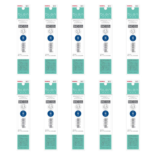 Zebra Oil-Based Ballpoint Pen Refill Bren 3C Snc-0.5 Blue Lead Box of 10-Kiichin - The #1 Place for Japanese Goods in Your Hand!