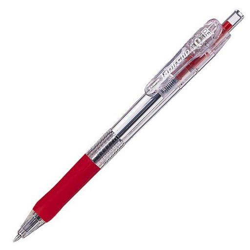 Zebra Oil-Based 0.5 Red Ballpoint Pen Tapuri Clip 10 Pieces Pack - B-Bns5-R-Kiichin - The #1 Place for Japanese Goods in Your Hand!
