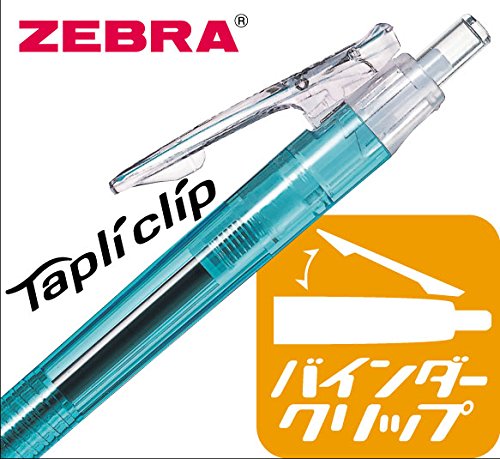 Zebra Oil-Based 0.5 Red Ballpoint Pen Tapuri Clip 10 Pieces Pack - B-Bns5-R-Kiichin - The #1 Place for Japanese Goods in Your Hand!