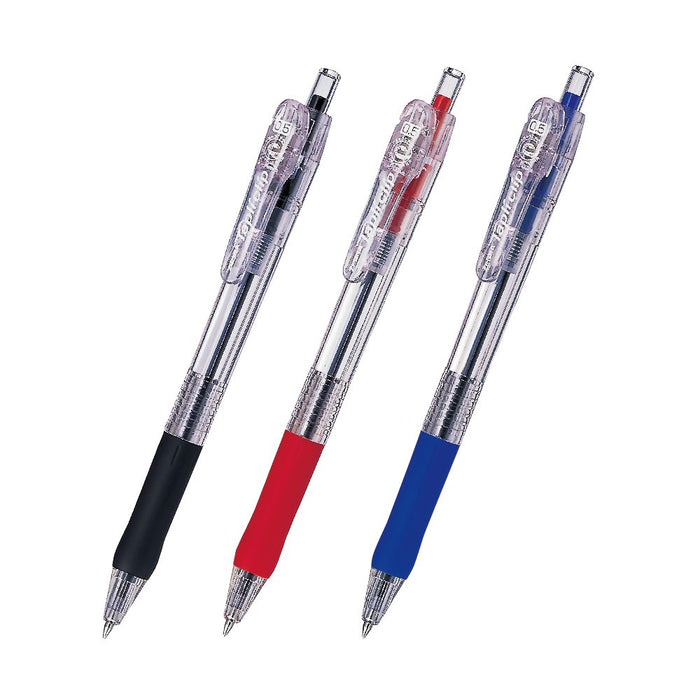 Zebra Oil-Based 0.5 Red Ballpoint Pen Tapuri Clip 10 Pieces Pack - B-Bns5-R-Kiichin - The #1 Place for Japanese Goods in Your Hand!
