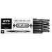 Zebra Mackie Extra Fine Black Oil-Based Pen Pack 10 Pieces-Kiichin - The #1 Place for Japanese Goods in Your Hand!