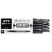 Zebra Mackie Extra Fine Black Oil-Based Pen Pack 10 Pieces-Kiichin - The #1 Place for Japanese Goods in Your Hand!