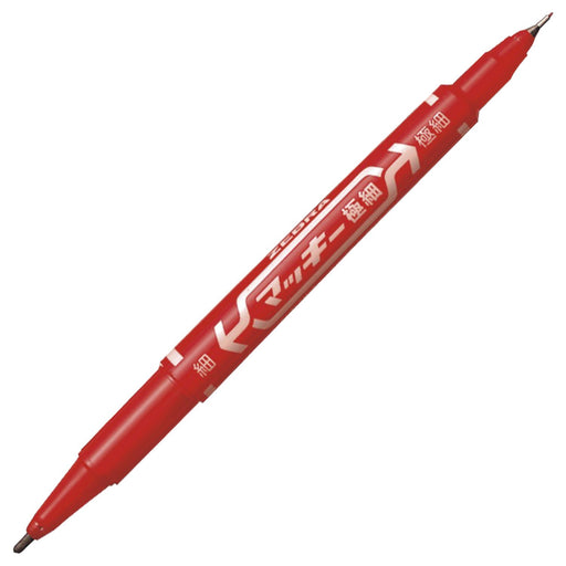Zebra Mackie Extra Fine Red Oil-Based Pen 10 Pieces B-Mo-120-Mc-R-Kiichin - The #1 Place for Japanese Goods in Your Hand!