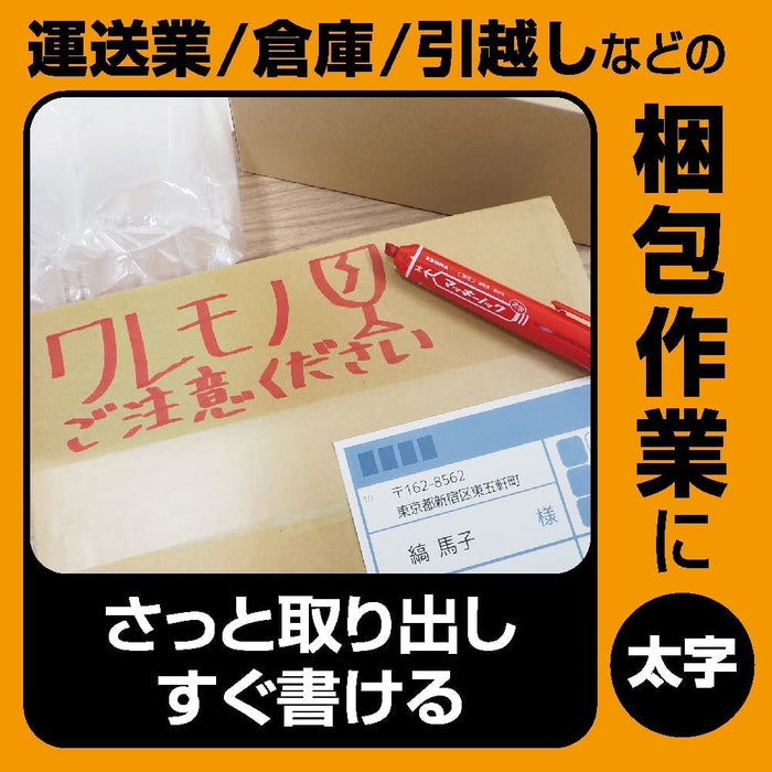 Zebra Mackinnock Bold Black Permanent Marker 3 Piece Set-Kiichin - The #1 Place for Japanese Goods in Your Hand!