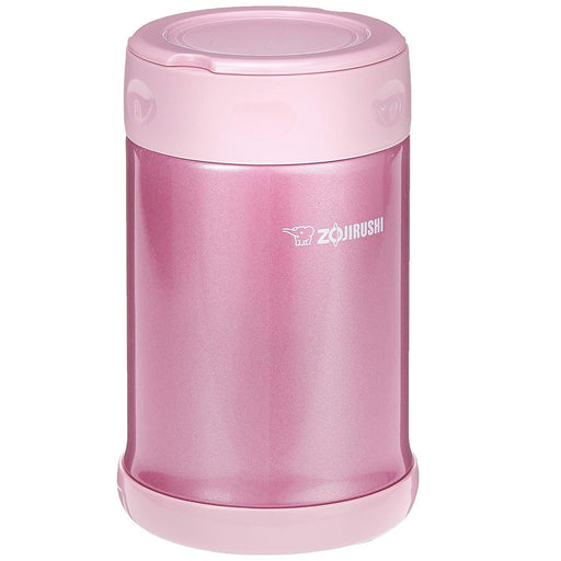 Zojirushi Stainless Steel Food Jar 0.5L Shiny Pink 16.9Oz-Kiichin - The #1 Place for Japanese Goods in Your Hand!