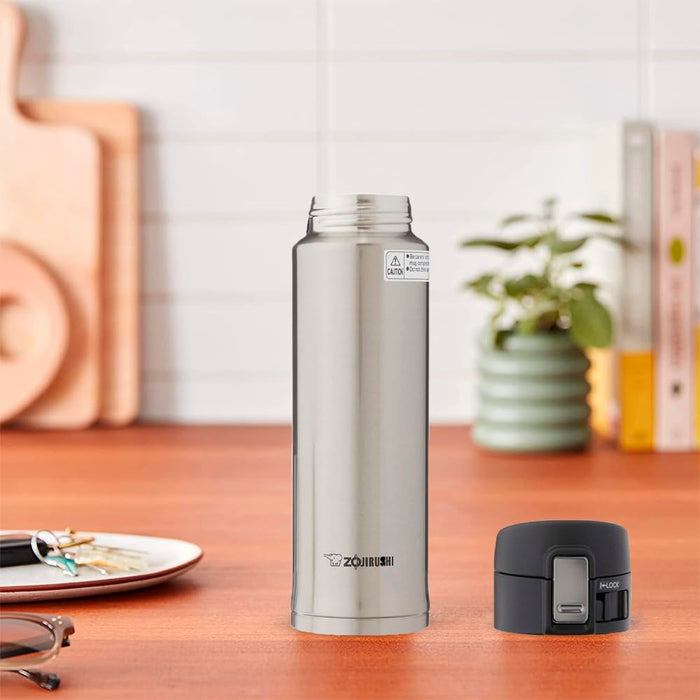 Zojirushi 16 Oz Silver Stainless Steel Mug SM-KHE48XA Vacuum Insulated-Kiichin - The #1 Place for Japanese Goods in Your Hand!