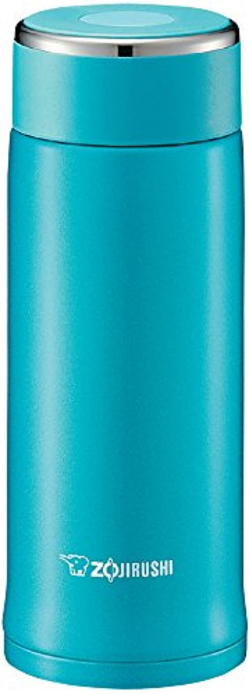 Zojirushi 360ml Stainless Steel Water Bottle Mug Turquoise Blue-Kiichin - The #1 Place for Japanese Goods in Your Hand!