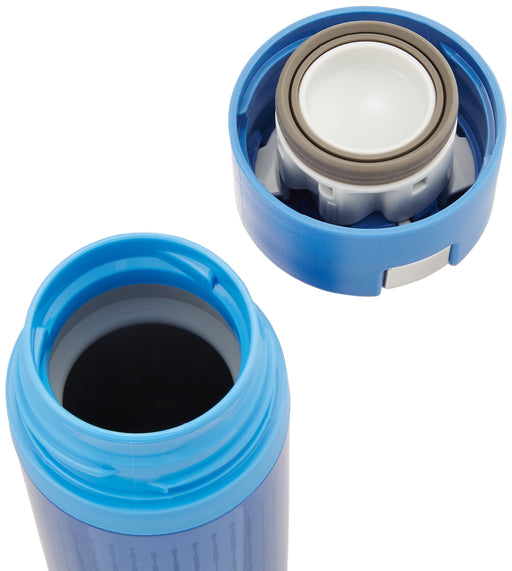 Zojirushi Blue Stainless Steel Water Bottle 360ml with Quick Open Easy Lock-Kiichin - The #1 Place for Japanese Goods in Your Hand!