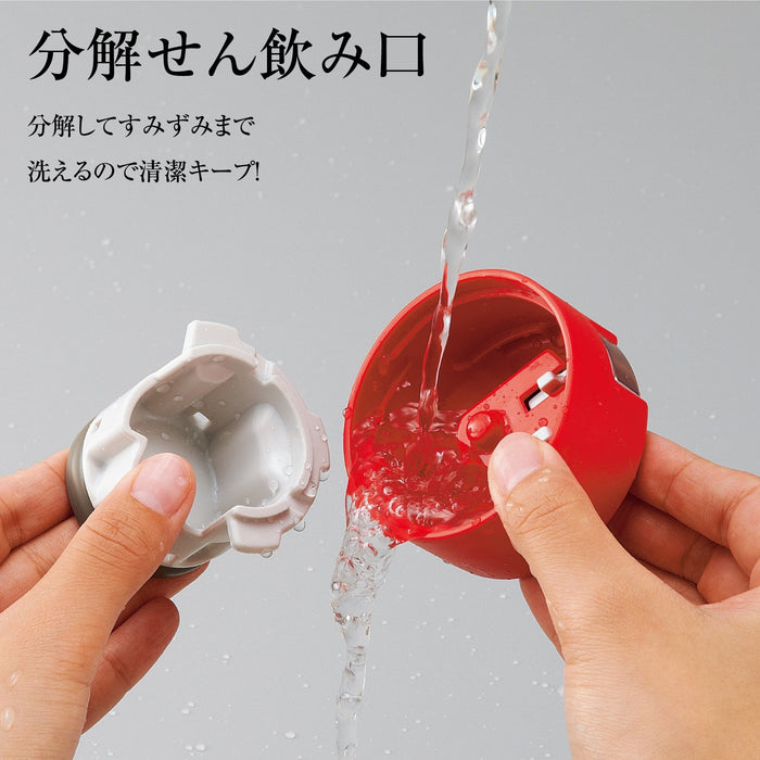 Zojirushi Blue Stainless Steel Water Bottle 360ml with Quick Open Easy Lock-Kiichin - The #1 Place for Japanese Goods in Your Hand!