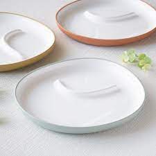 KINTO   Bonbo Kids Plate 240x220mm Yellow Microwave Dishwasher Safe Gift