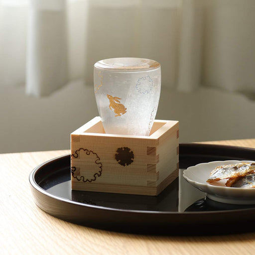 Aderia Sake Set - Authentic Masuzake Glass from Japan | Premium Nippon Taste | Masu Cup | Birthday Gift 6691-Kiichin - The #1 Place for Japanese Goods in Your Hand!