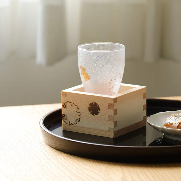 Aderia Sake Set - Authentic Masuzake Glass from Japan | Premium Nippon Taste | Masu Cup | Birthday Gift 6691-Kiichin - The #1 Place for Japanese Goods in Your Hand!